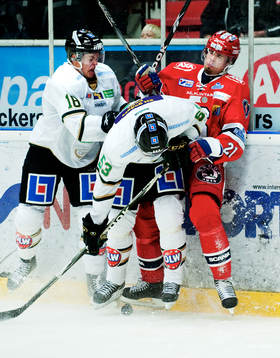 Bläddra bland fler bilder av Ishockey, Elitserien, Södertälje - Färjestad