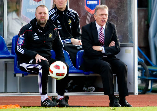 Björn Wesström, assisterande tränare och Alex Miller,
