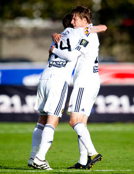 Viktor Lundberg, Kenny Pavey, AIK jubel