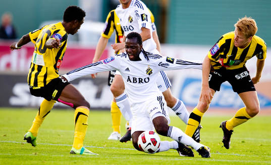 Dominic Chatto, Josef Karlsson, Häcken, Dulee Johnson, AIK