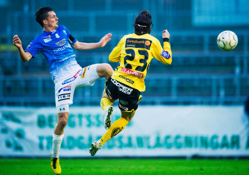 Kristian Haynes,, Trelleborg och Niklas Hult, Elfsborg