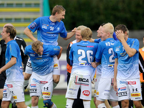 Kristian Haynes, Trelleborg gjorde 1-0! jubel