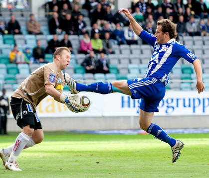 Tobias Hysén, IFK Göteborg.  Henrik Gustavsson, målvakt
