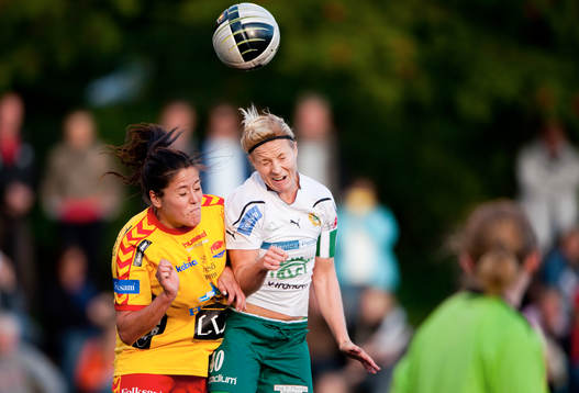 Madelaine Edlund, Tyresö och Annica Svensson, Hammarby