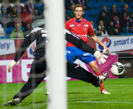 Alexander Gerndt, Helsingborg, centimetrar från att göra