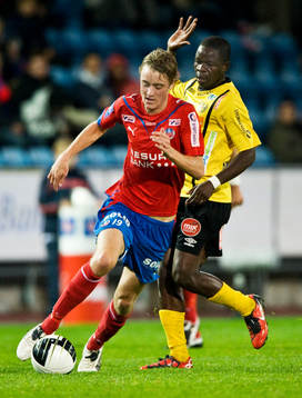 Rasmus Jönsson, Helsingborg och Patrick Osiako, Mjällby