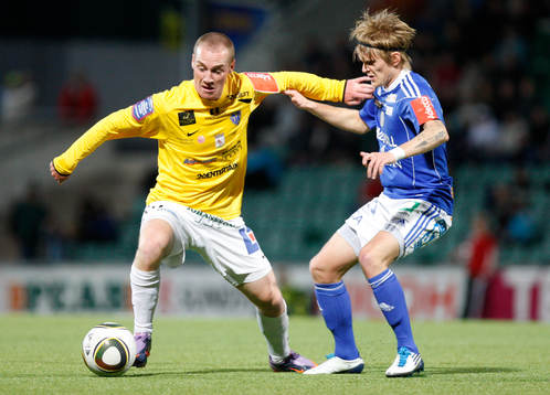 Christoffer Carlsson, Falkenberg mot Ari Skulasson,