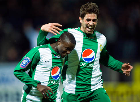 Maic Sema och Carlos Gaete Moggia, Hammarby, jubel
