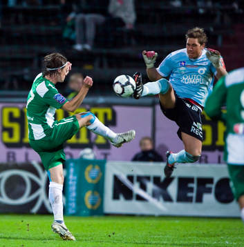 Linus Hallenius, Hammarby och Sebastian Karlsson, målvakt,