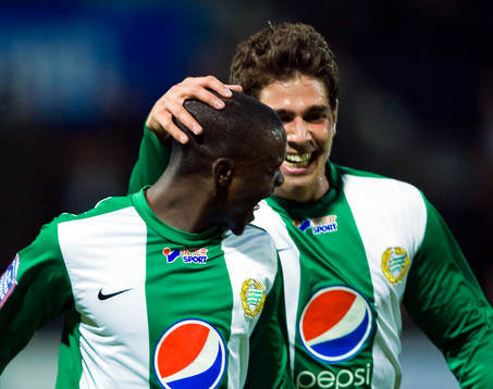 Maic Sema och Carlos Gaete Moggia, Hammarby, jubel