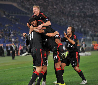 Zlatan Ibrahimovic, Milan, jubel