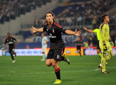 Zlatan Ibrahimovic, Milan, jubel