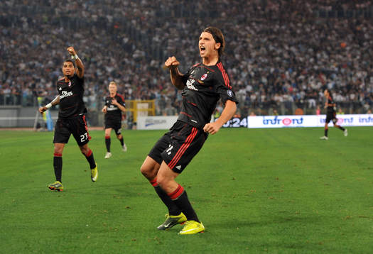 Zlatan Ibrahimovic, Milan, jubel