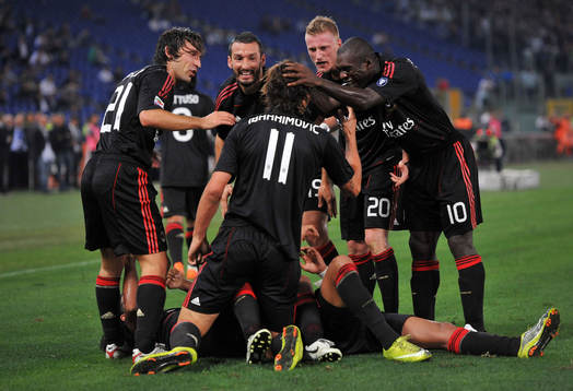 Zlatan Ibrahimovic, Milan, jubel