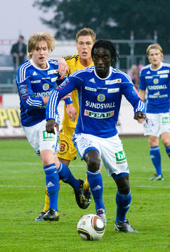 Alieu Jagne och Emil Forsberg, Sundsvall