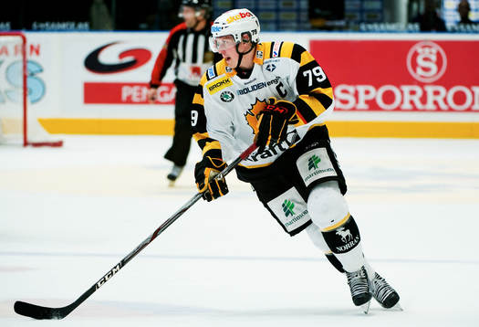 1-1-målskytten Fredrik Warg, Skellefteå