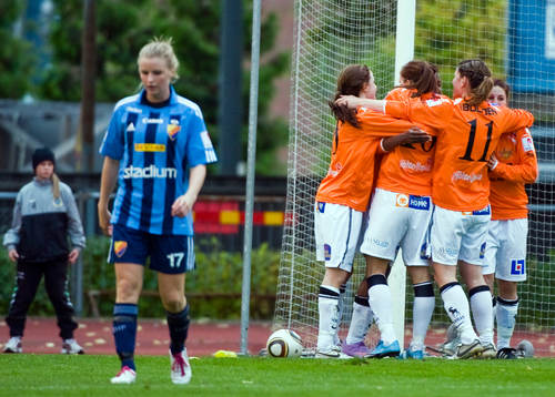 Sunnanå jubel, glädje Matilda Mörn, Djurgården depp
