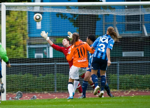 Linda Fransson, Sunnanå gör gör mål bakom Gudbjörg