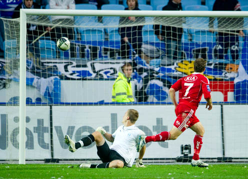 Tobias Hysén, Göteborg reducerade till 2-1 bakom Johan