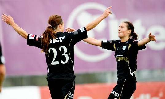 Johanna Almgren, Kathlene Fernström, Göteborg jubel