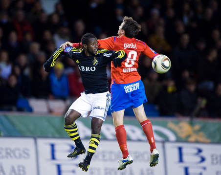 Dulee Johnson, AIK och Ardian Gashi, Helsingborg