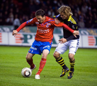Ardian Gashi, Helsingborg och Martin Lorentzson, AIK