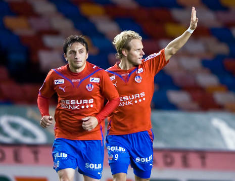 Ardian Gashi och Erik Sundin, Helsingborg, jubel
