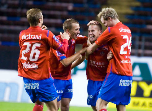 Joel Ekstrand, Erik Edman, Christoffer Andersson och Marcus