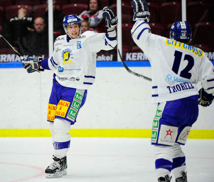 Christopher Thörn, gjorde Sundsvalls reducering till 2-1.