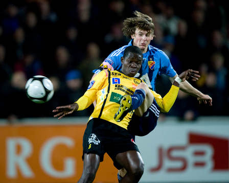 Kasper Hämäläinen, Djurgården, mot Patrick Osiako,