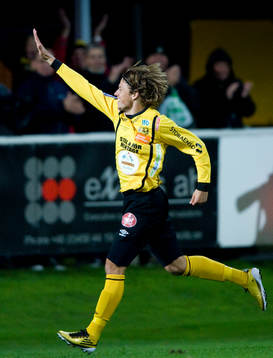 2-0 Peter Gitzelov, Mjällby, jubel