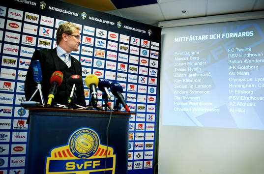 Erik Hamrén, förbundskapten Sverige A