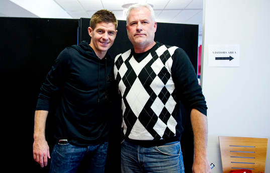 Steven Gerrard och Glenn Hysén