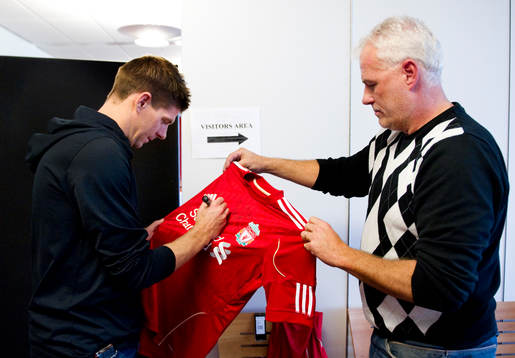 Steven Gerrard och Glenn Hysén