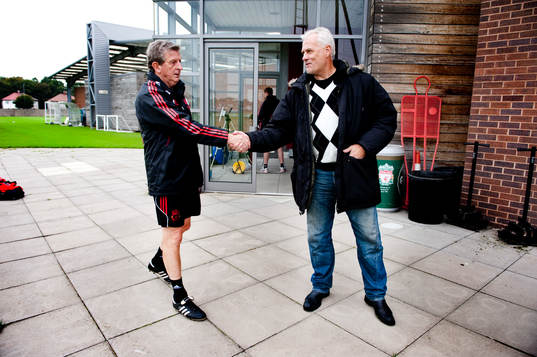 Roy Hodgson, tränare och Glenn Hysén