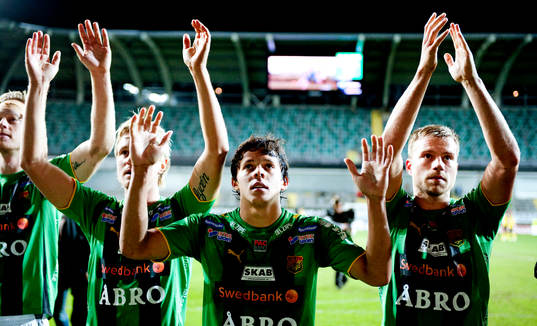 Tommy Lycén, Romario Pereira Sipiao, Joel Johansson, GAIS