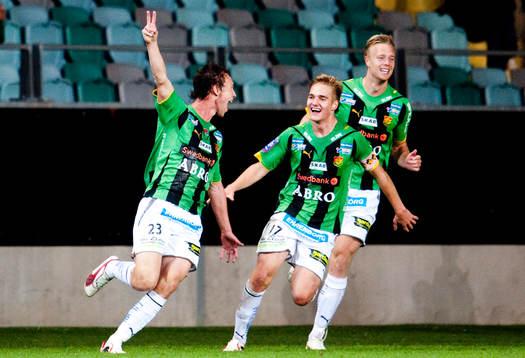 Eyjolfur Hedinsson, Johan Mårtensson, Björn Andersson,