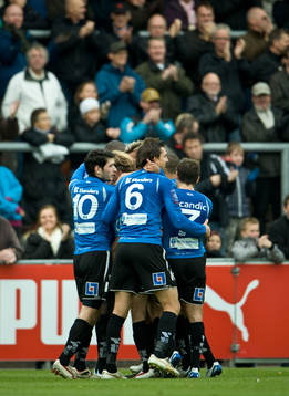 Jonas Gudni Seavaersson, Halmstad, jubel