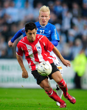 Jiloan Hamad, Malmö och Mattias Adelstam, Trelleborg