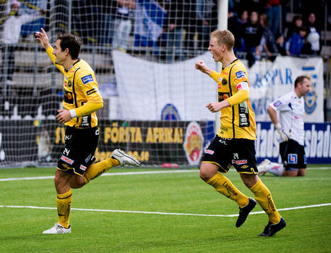 Stefan Ishizaki, Elfsborg, gör mål, Oscar Hiljemark jubel