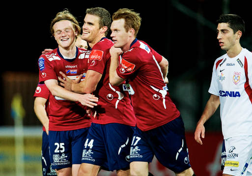 Nicolas Sandberg, David Leinar och Robin Jonsson, Örgryte,