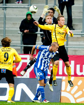 Markus Sandberg, målvakt, Ragnar Sigurdsson, IFK