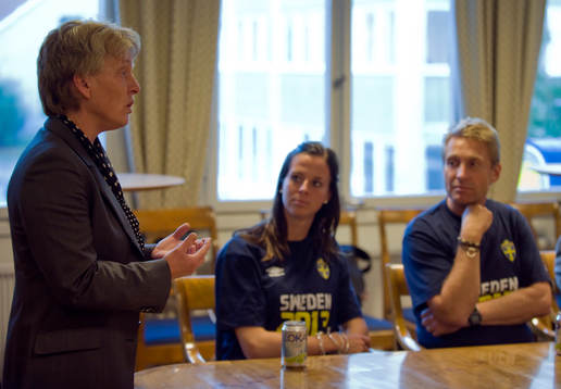Susanne Erlandsson, vice ordf Svenska fotbollförbundet,