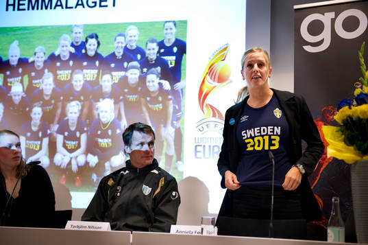 Fotboll, Dam, Sverige har fått klartecken att arrangera EM