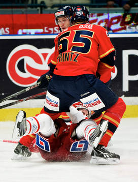 David Printz, Djurgården, stoppar Daniel Corso, Timrå