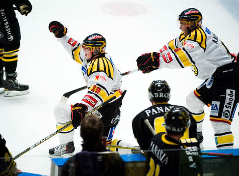 Calle Järnkrok och Niclas Andersén, Brynäs, jubel
