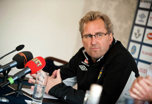 Presskonferens med Erik Hamrén, förbundskapten