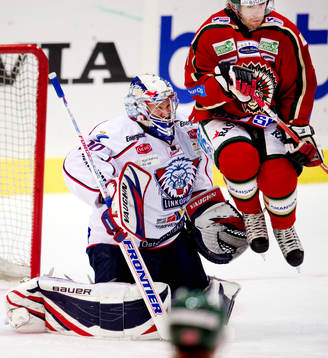 Fredrik Norrena, Linköping målvakt, Tomi Kallio, Frölunda