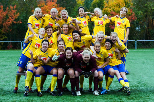 Fotboll, F15 / 95, Sverige, Lagbild