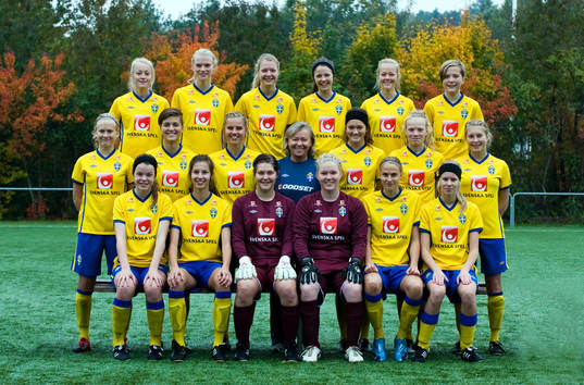 Fotboll, F15 / 95, Sverige, Lagbild
